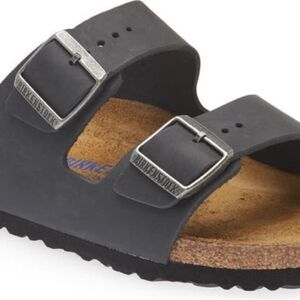 Birkenstock Arizona Slide Sandal women, black, size EU 37